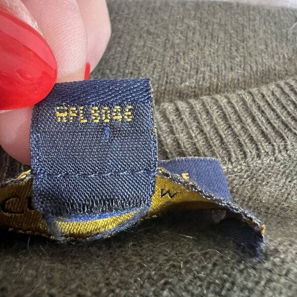 Club Room Men’s 100% Cashmere V-Neck Sweater Pullover XL Green - Picture 9 of 9